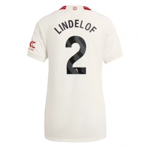 Manchester United Victor Lindelof #2 Tredje trøje Dame 2023-24 Kort ærmer